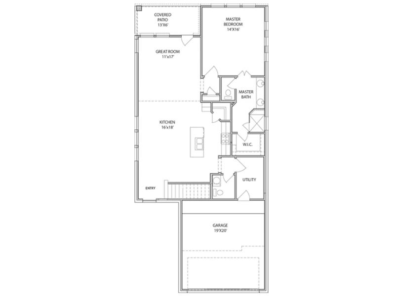 The Addington Floor Plan - First Floor